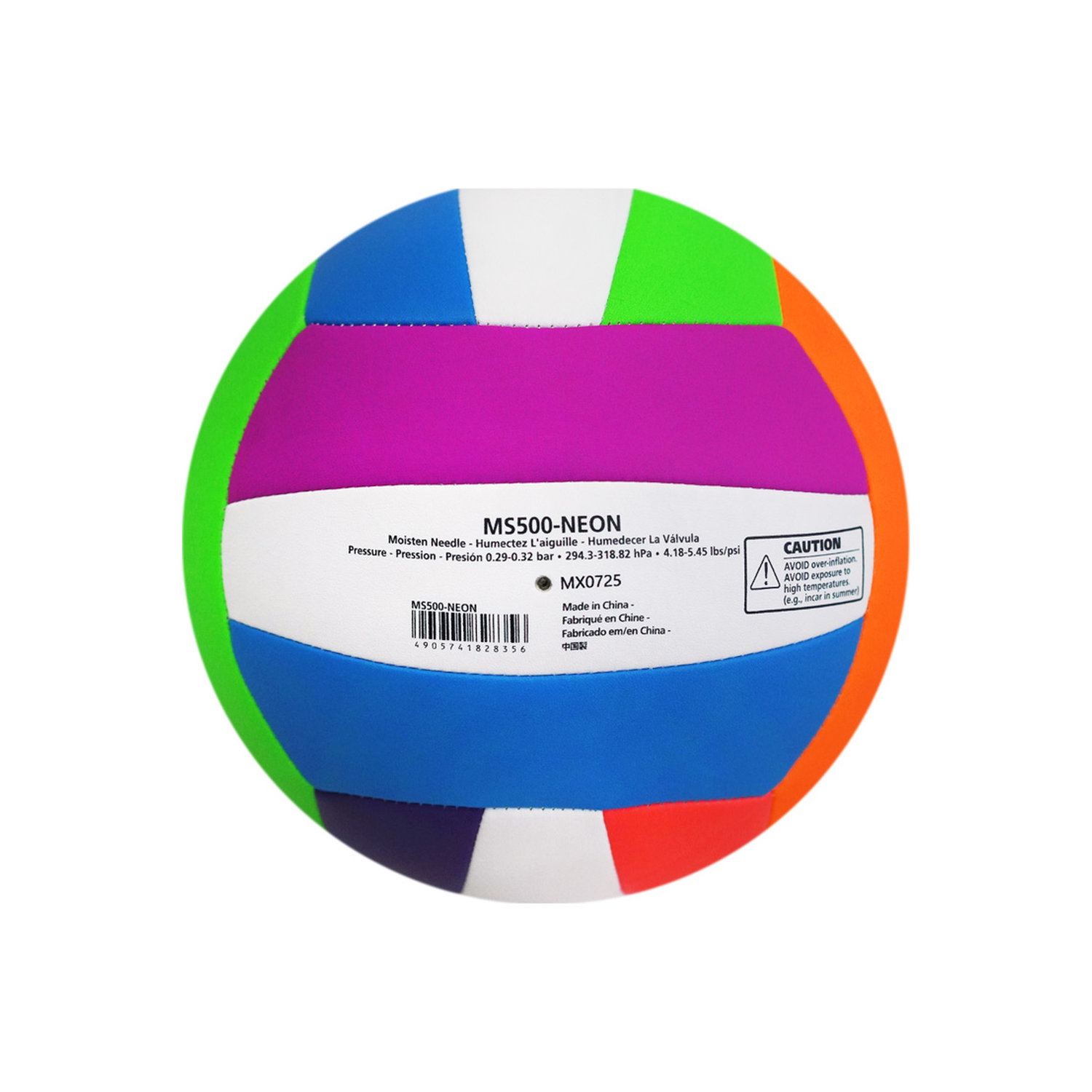 MS500-NEON Beach Volleyball Size 5, , large image number null