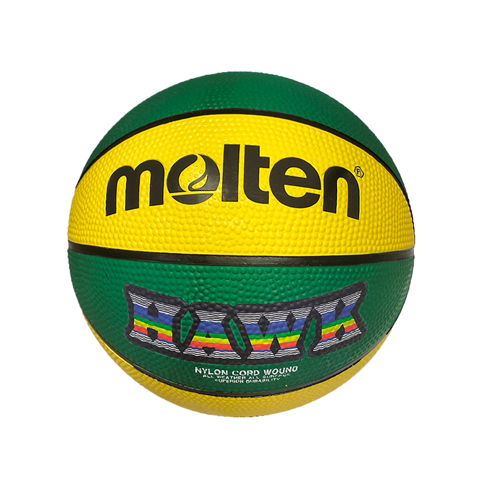 MOLTEN BC3R-HAWK2 MINI BASKETBALL SIZE 3 (YELLOW/GREEN)