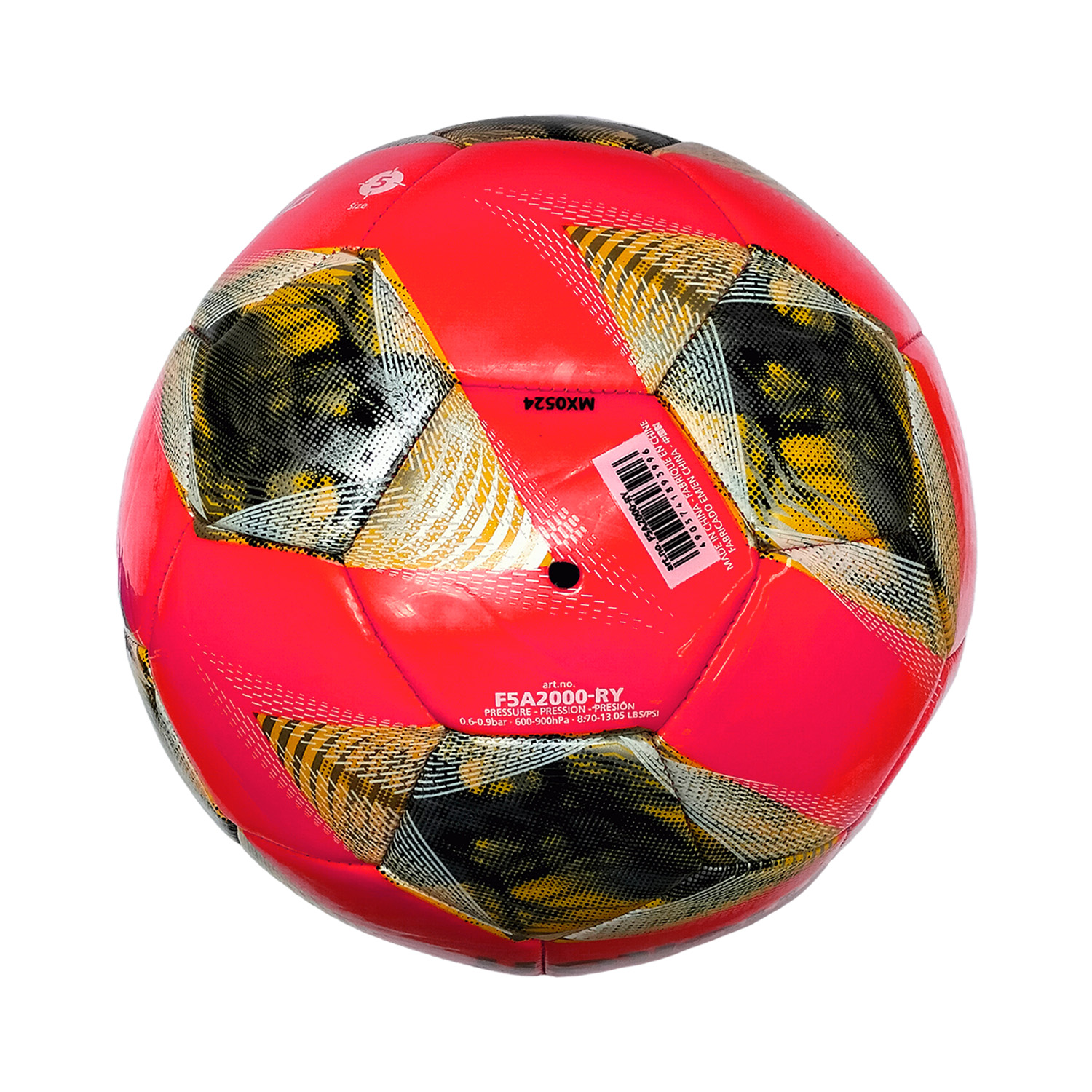 MOLTEN F5A2000-RY FOOTBALL SIZE 5, , large image number null