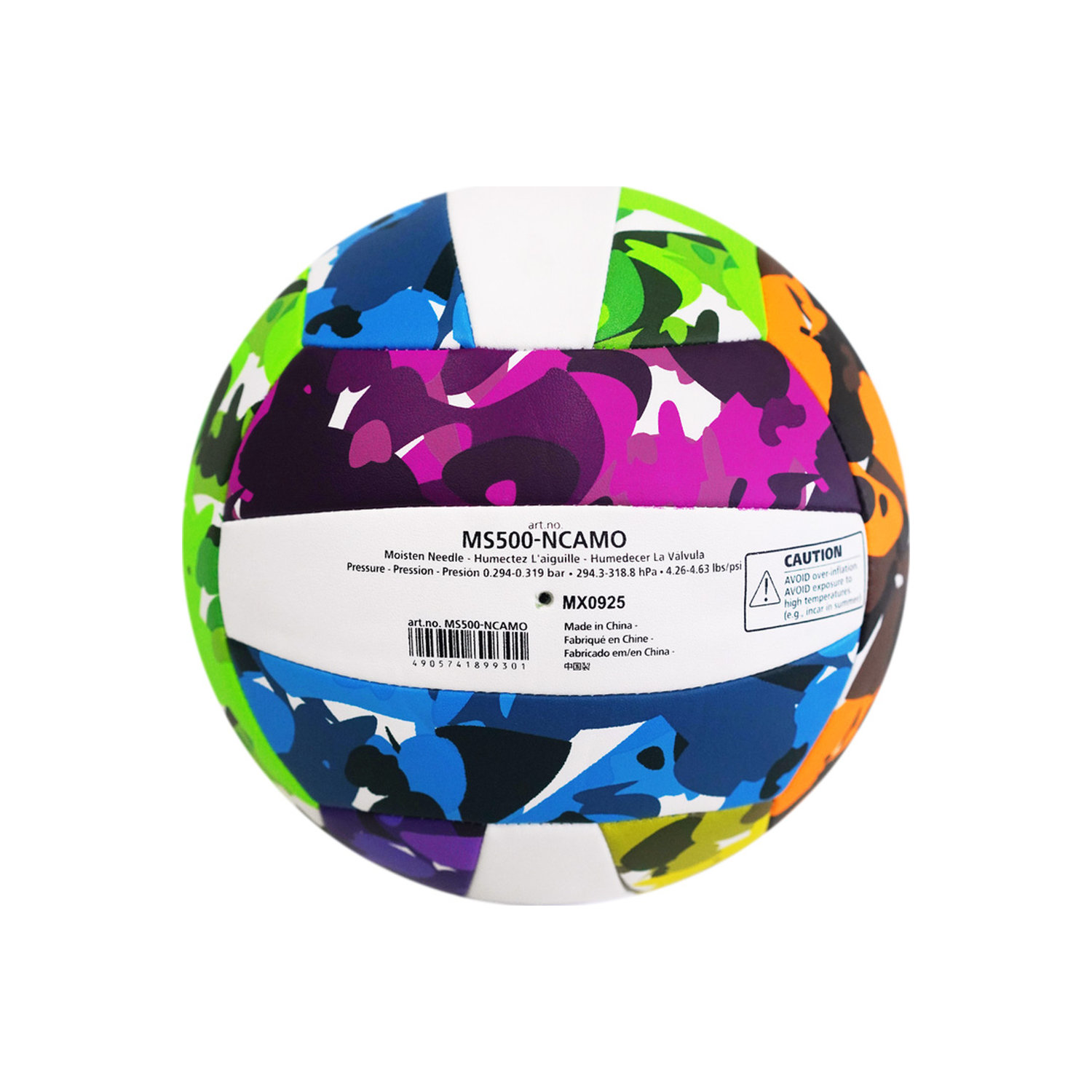 MS500-NCAMO Beach Volleyball Size 5, , large image number null
